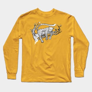 Sleeping leopard Long Sleeve T-Shirt